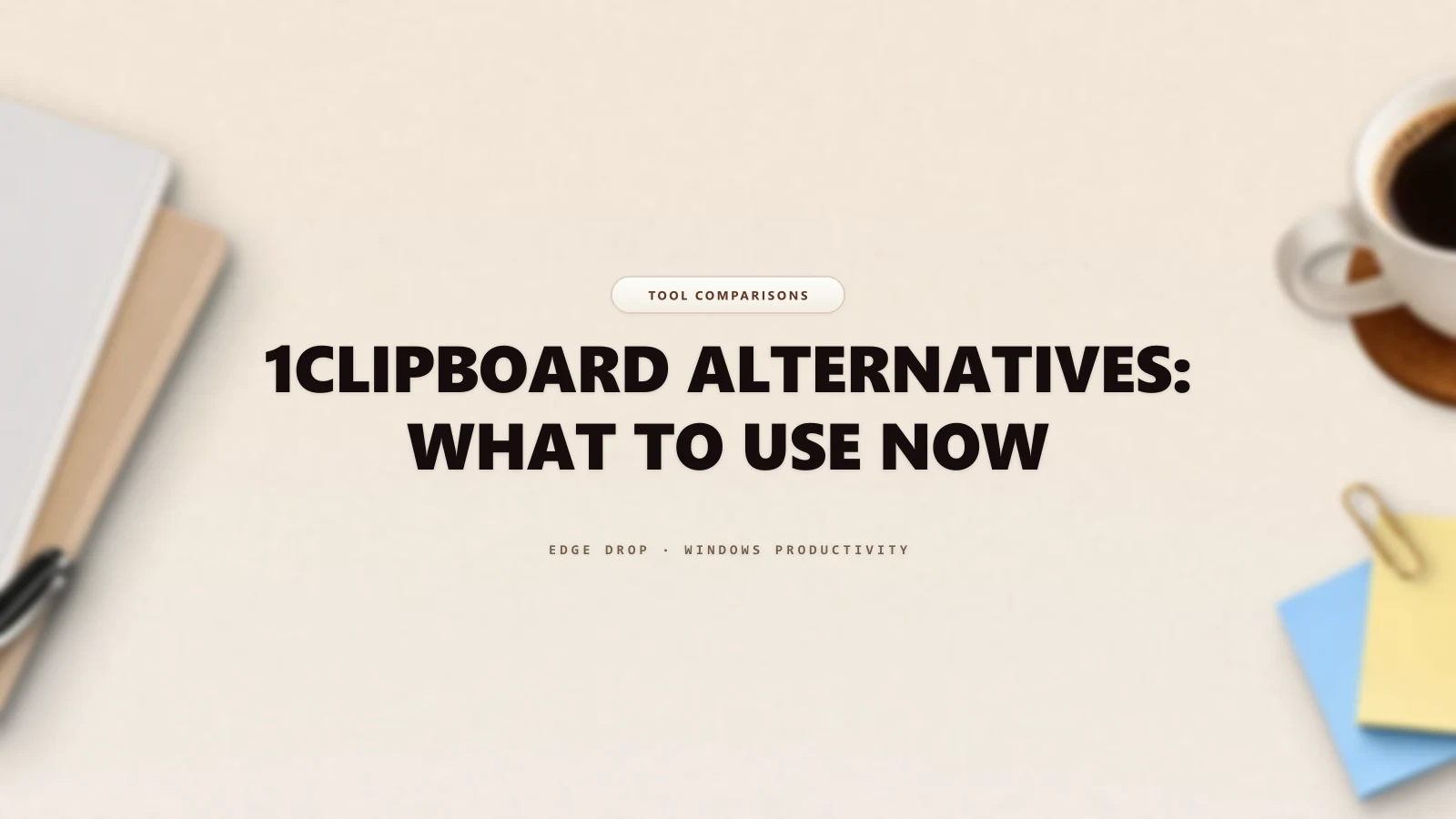 1Clipboard Alternatives: What to Use Now — Edge Drop Guide