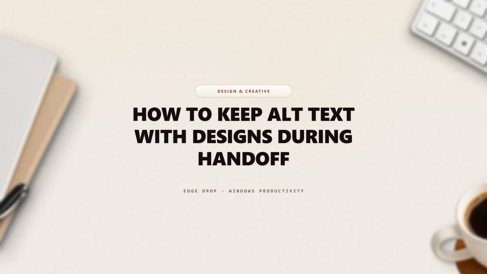 How to Keep Alt Text With Designs During Handoff — Edge Drop Guide