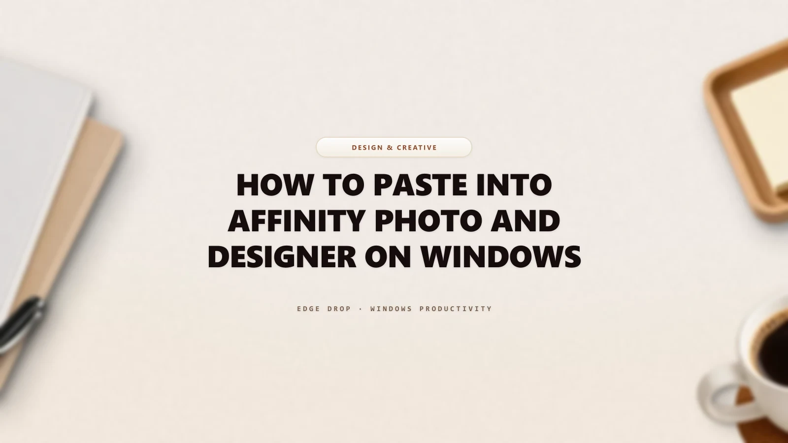 How to Paste Into Affinity Photo and Designer on Windows — Edge Drop Guide