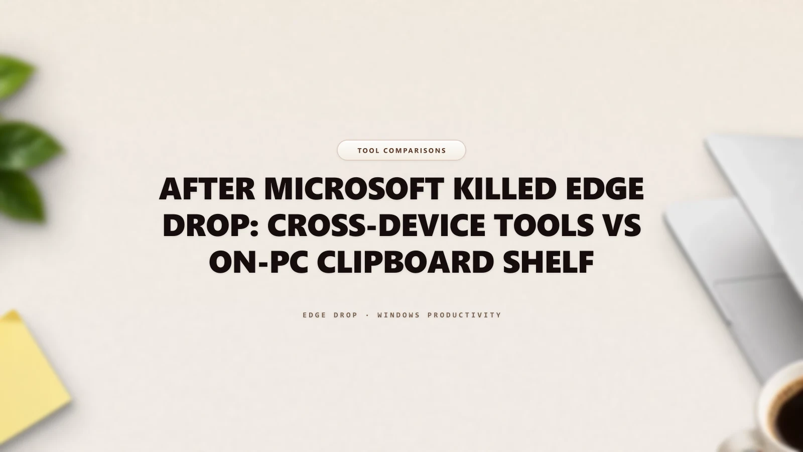 After Microsoft Killed Edge Drop: Cross-Device Tools vs On-PC Clipboard Shelf — Edge Drop Guide