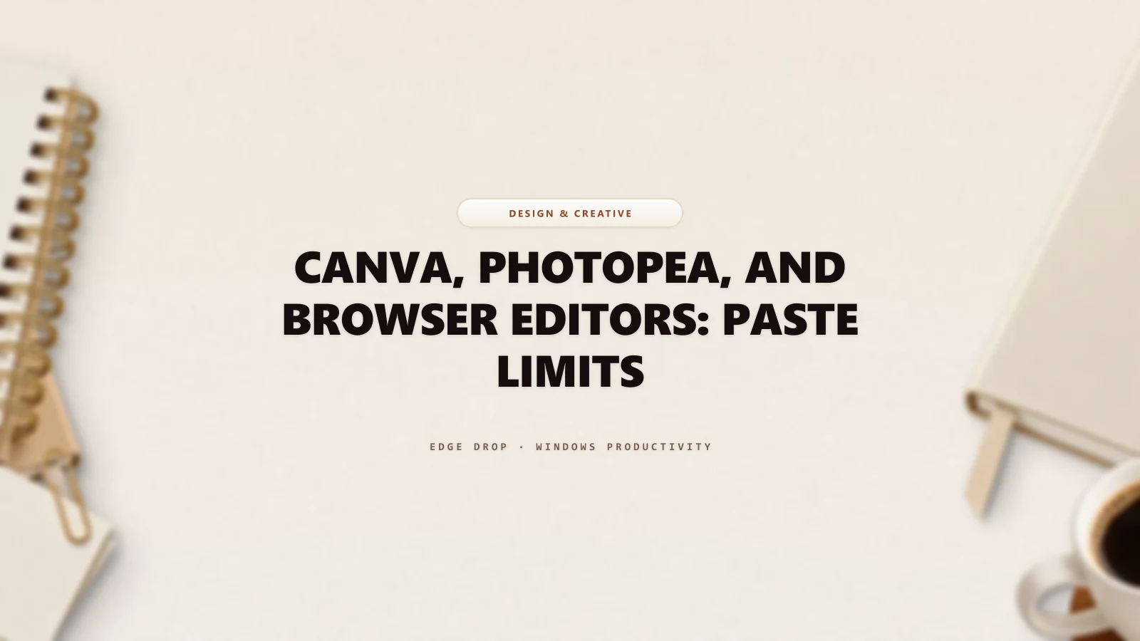Canva, Photopea, and Browser Editors: Paste Limits — Edge Drop Guide