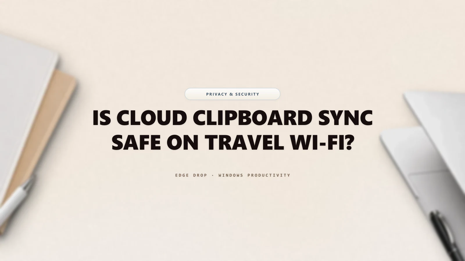 Is Cloud Clipboard Sync Safe on Travel Wi-Fi? — Edge Drop Guide