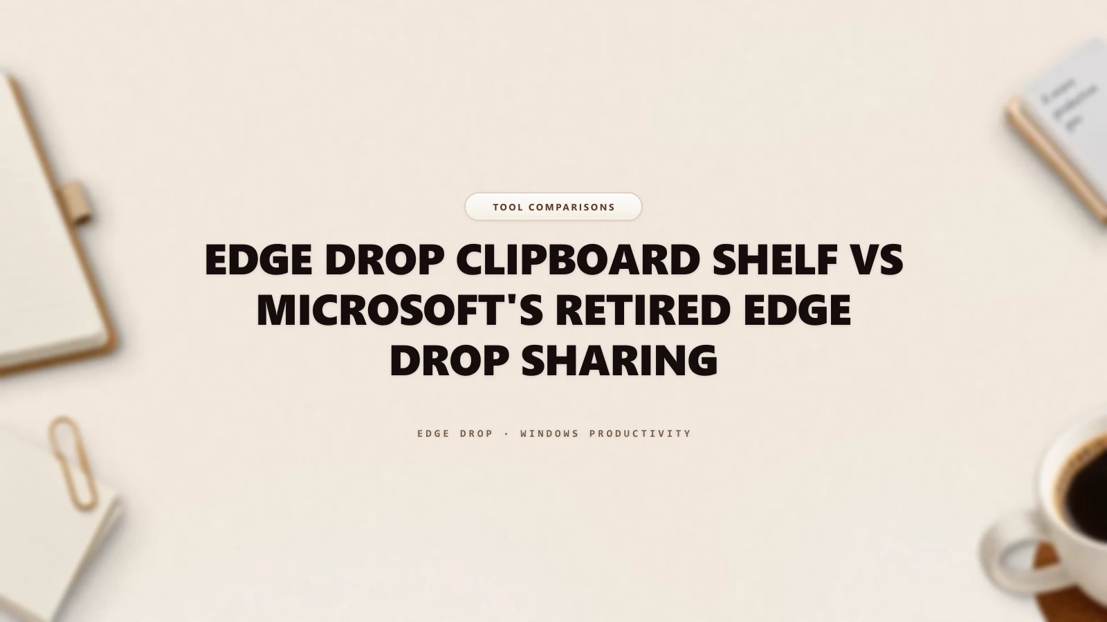 Edge Drop Clipboard Shelf vs Microsoft's Retired Edge Drop Sharing — Edge Drop Guide