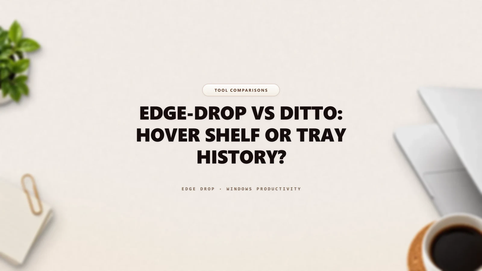Edge-Drop vs Ditto: Hover Shelf or Tray History? — Edge Drop Guide