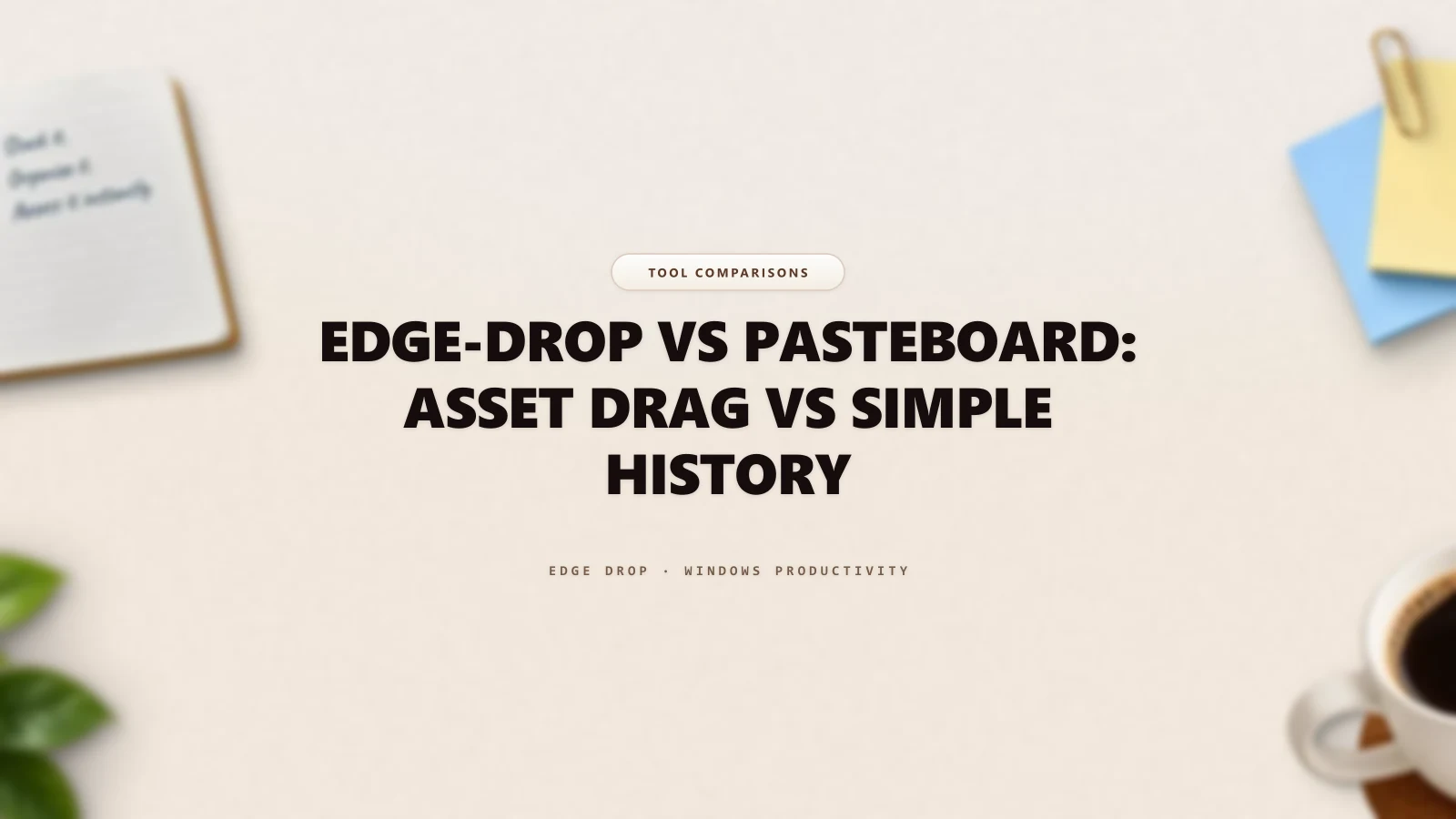 Edge-Drop vs Pasteboard: Asset Drag vs Simple History — Edge Drop Guide