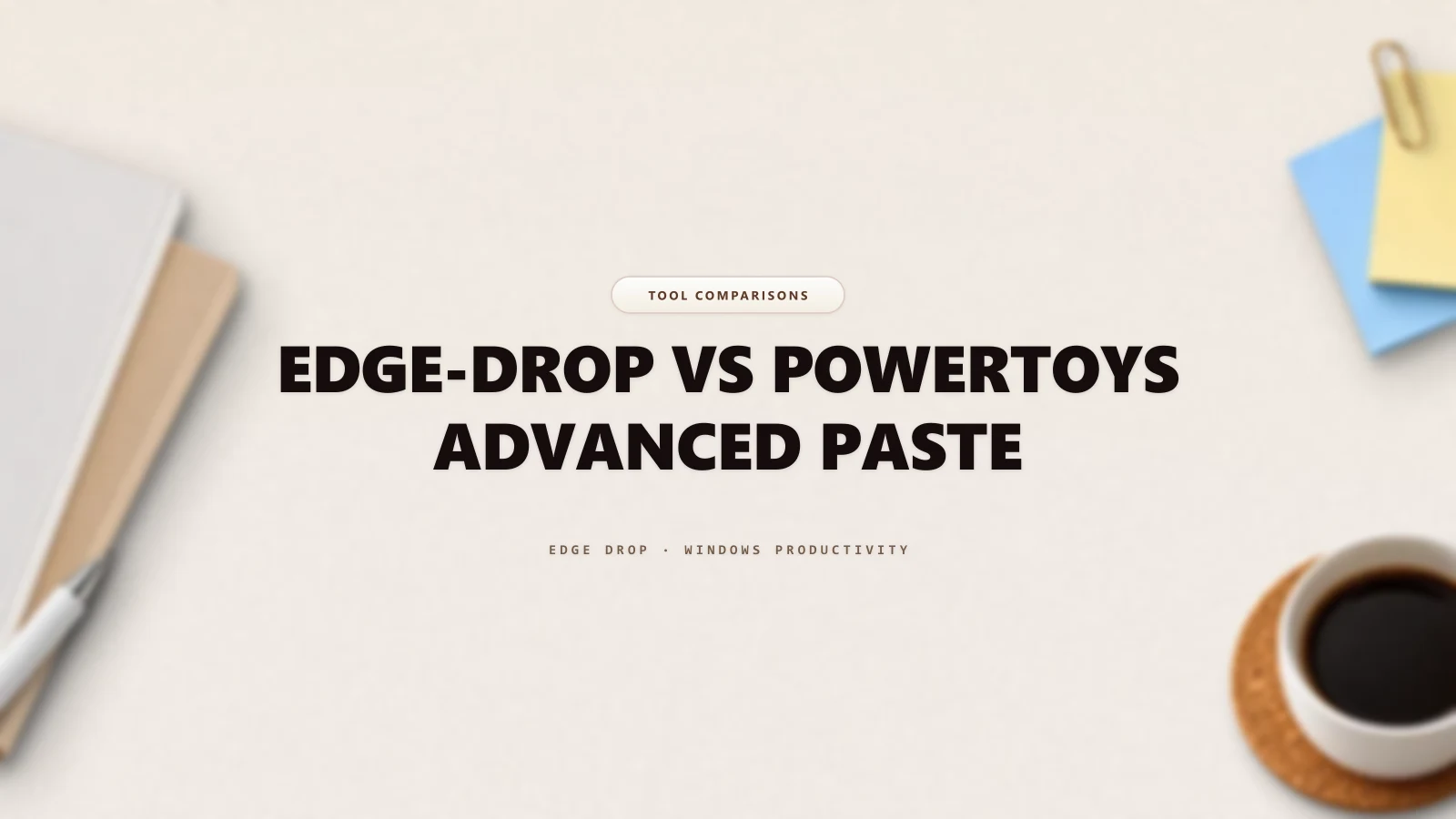 Edge-Drop vs PowerToys Advanced Paste — Edge Drop Guide