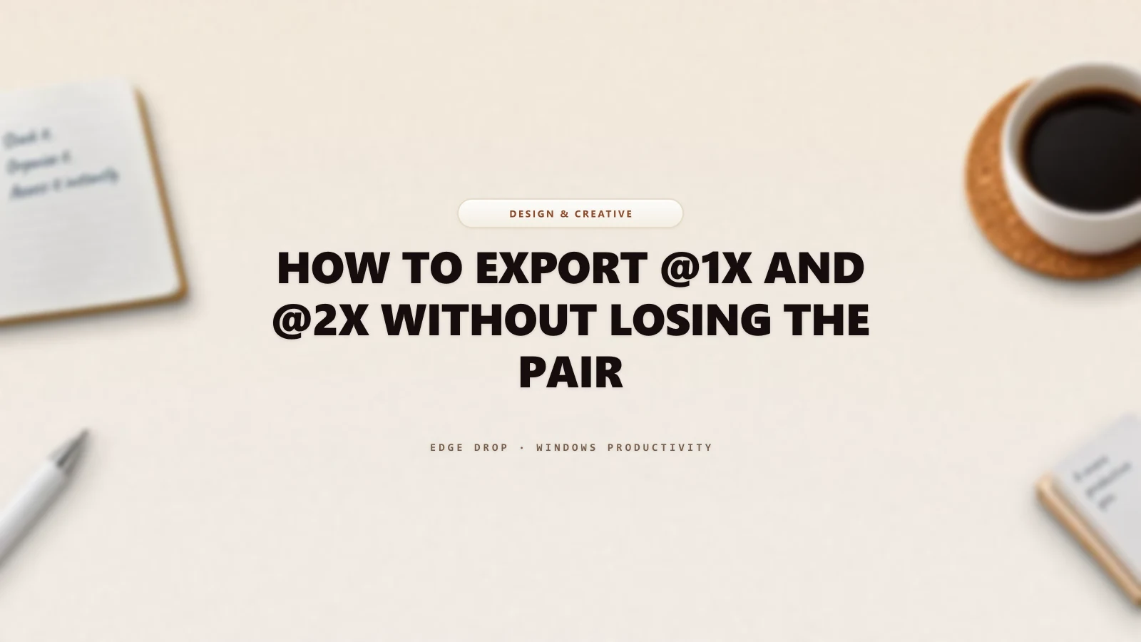 How to Export @1x and @2x Without Losing the Pair — Edge Drop Guide
