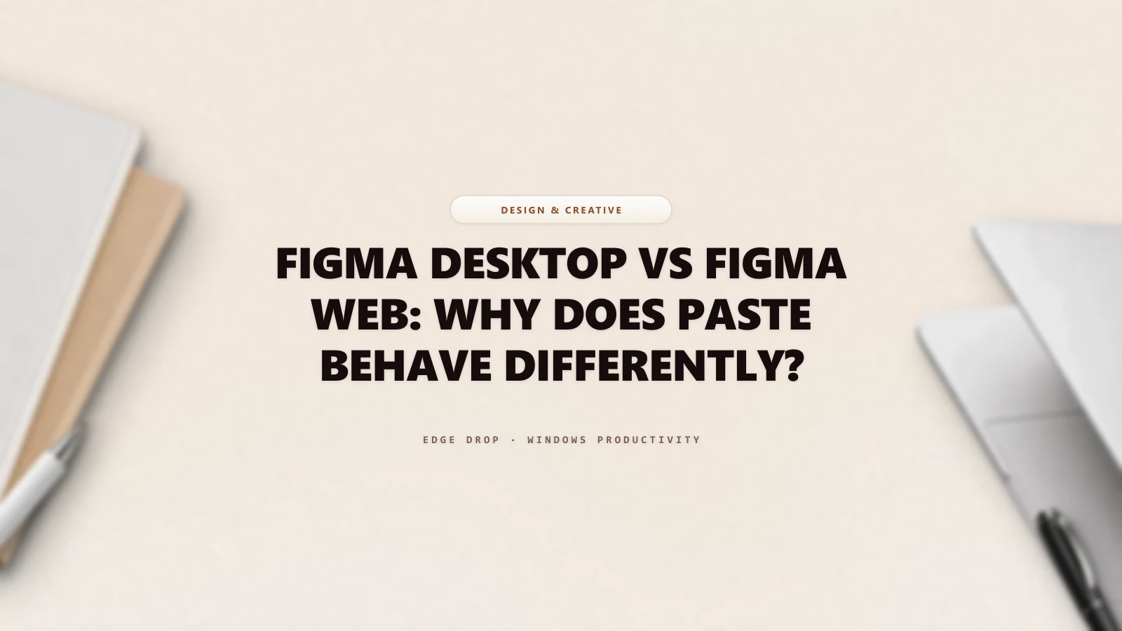 Figma Desktop vs Figma Web: Why Does Paste Behave Differently? — Edge Drop Guide