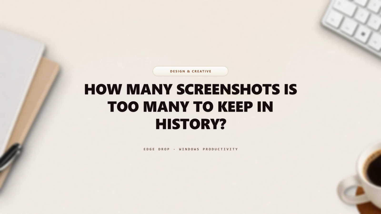 How Many Screenshots Is Too Many to Keep in History? — Edge Drop Guide