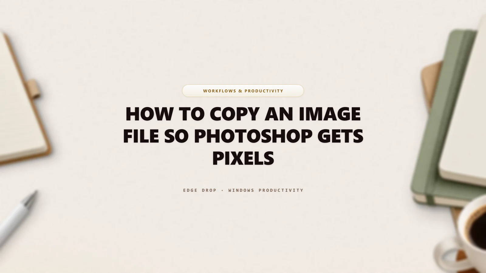 How to Copy an Image File So Photoshop Gets Pixels — Edge Drop Guide