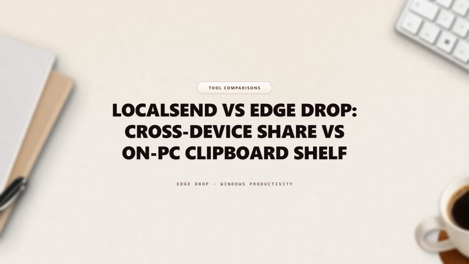 LocalSend vs Edge Drop: Cross-Device Share vs On-PC Clipboard Shelf — Edge Drop Guide