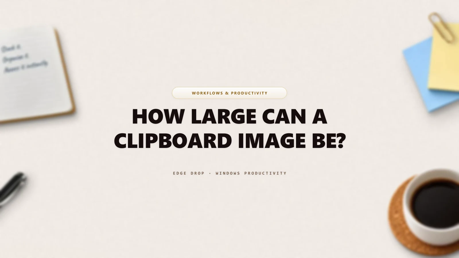 How Large Can a Clipboard Image Be? — Edge Drop Guide