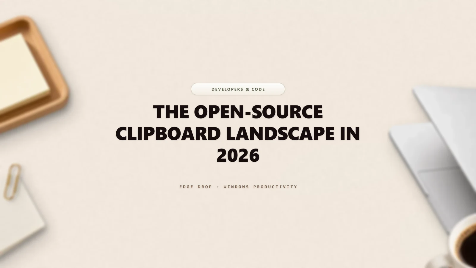 The Open-Source Clipboard Landscape in 2026 — Edge Drop Guide