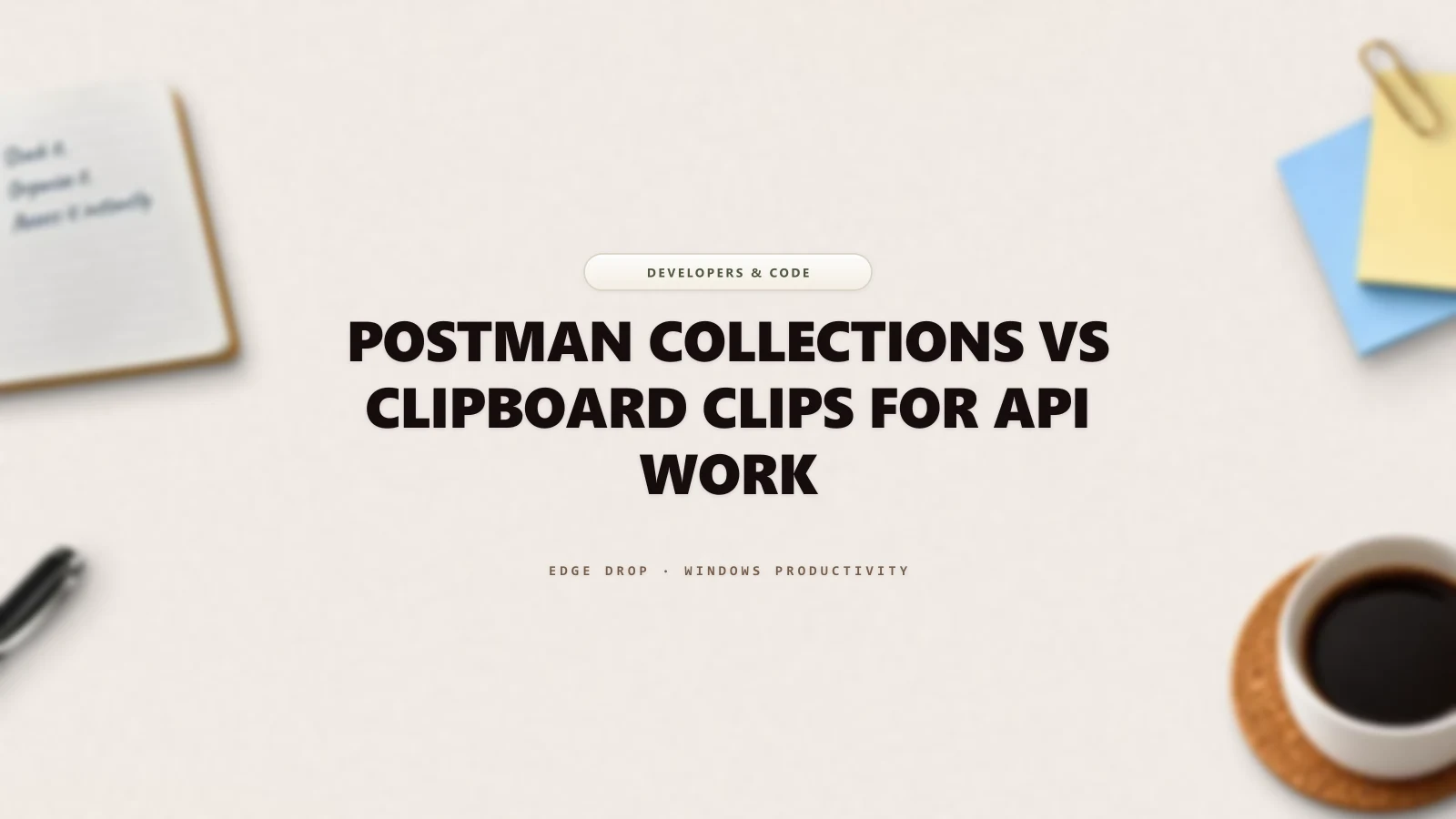 Postman Collections vs Clipboard Clips for API Work — Edge Drop Guide