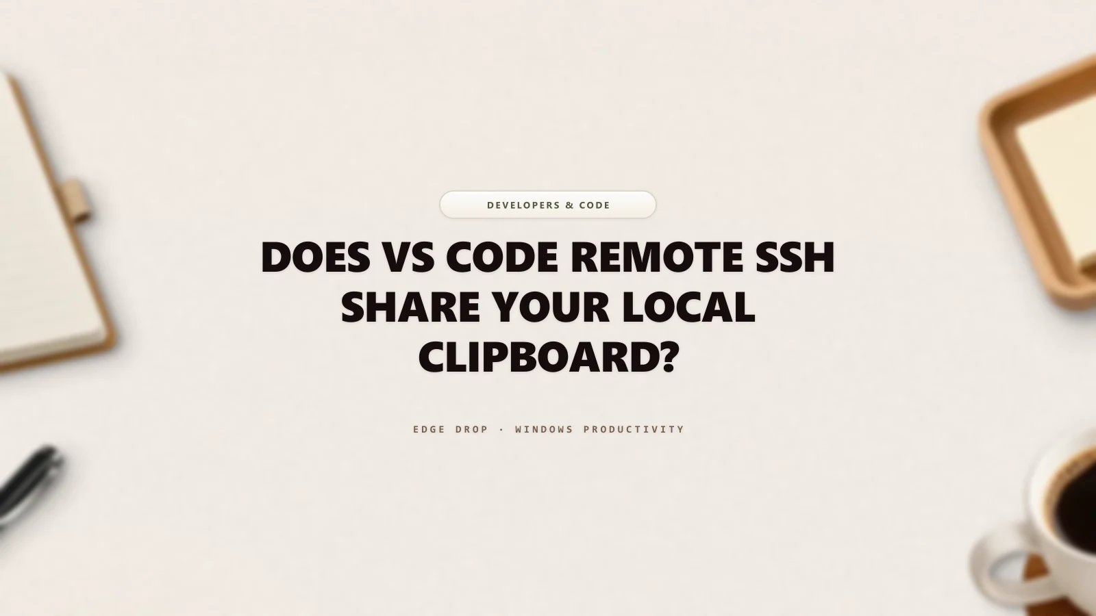 Does VS Code Remote SSH Share Your Local Clipboard? — Edge Drop Guide