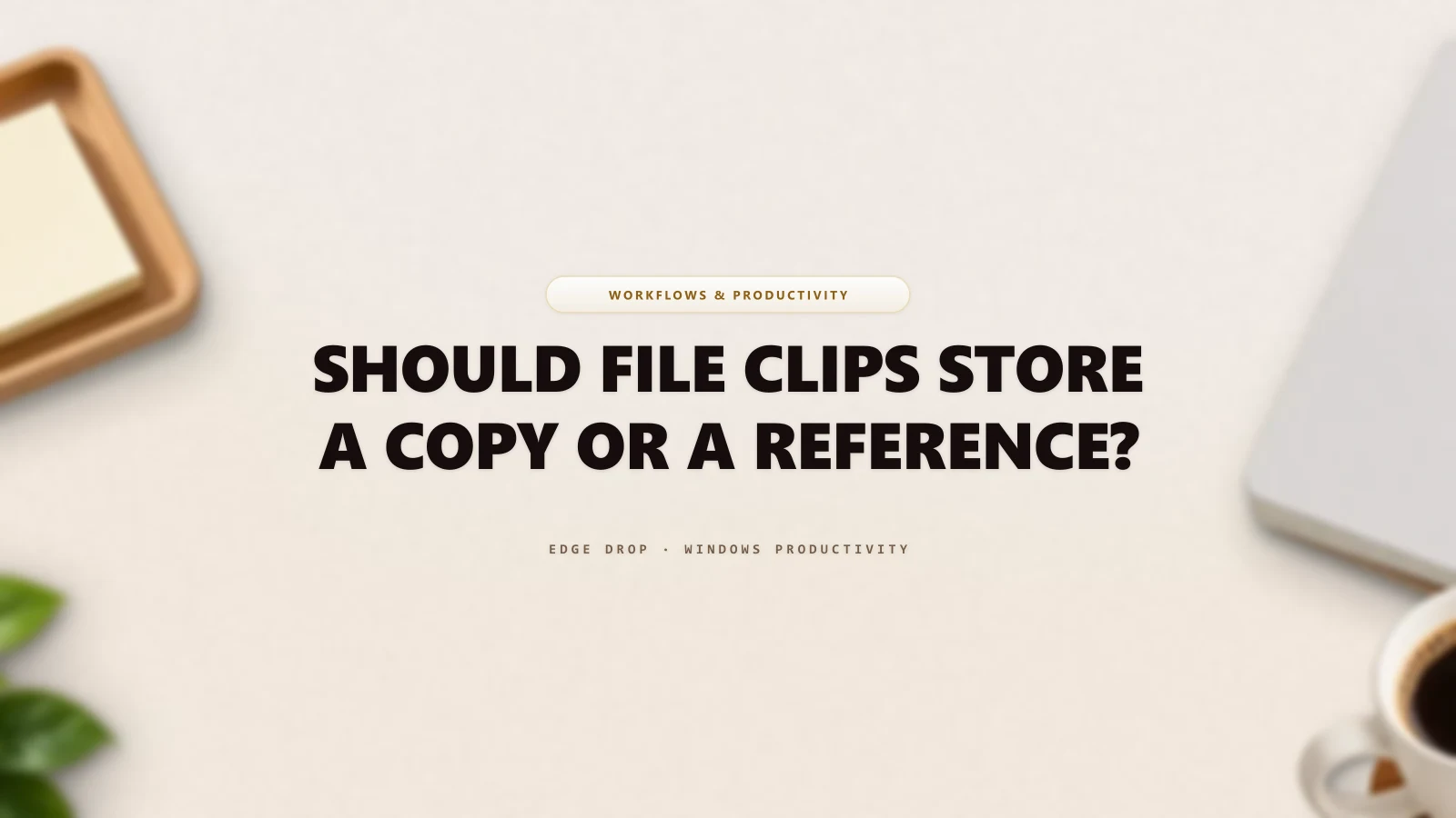 Should File Clips Store a Copy or a Reference? — Edge Drop Guide