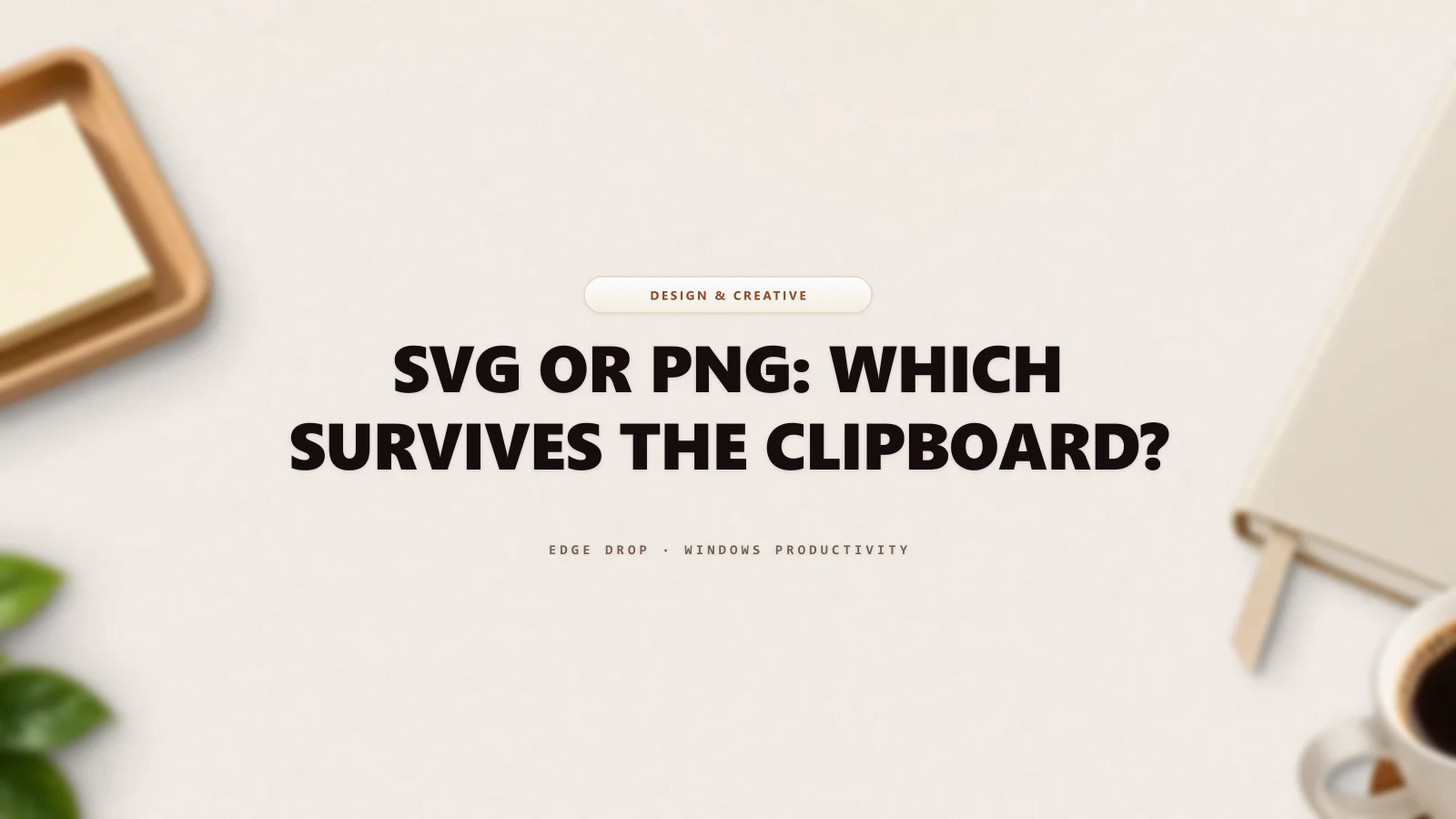 SVG or PNG: Which Survives the Clipboard? — Edge Drop Guide