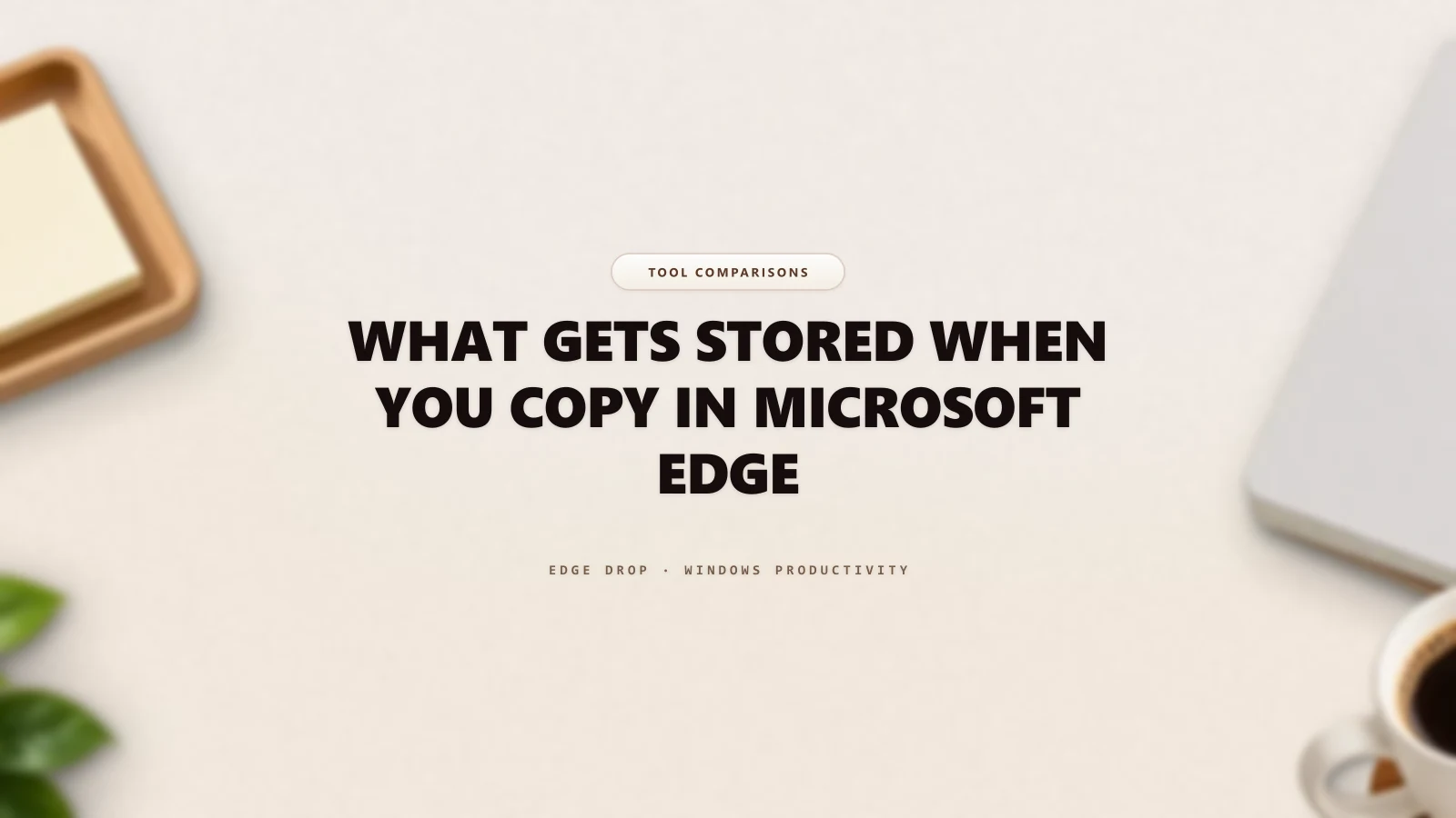 What Gets Stored When You Copy in Microsoft Edge — Edge Drop Guide